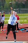 Shot putt, 2021 NECAA Middlesbrough Open Meting, Sunday, May 9th. Photo: David T. Hewitson/Sports for All Pics
